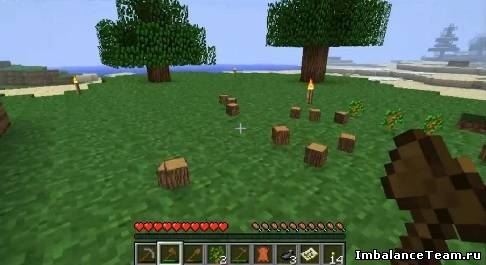 Minecraft мод Timber