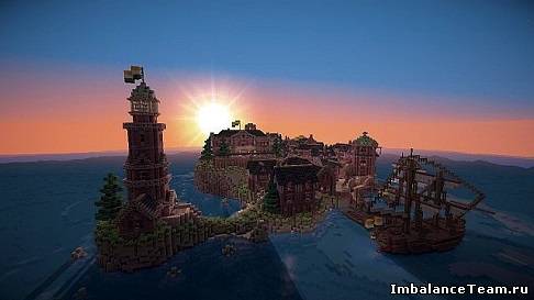 Minecraft карта Island