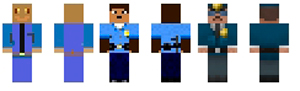 Скин полицейского для Minecraft