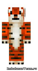 Скин тигра для Minecraft