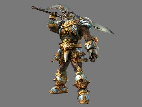 Lineage 2 Модель: Male Orc Fighter