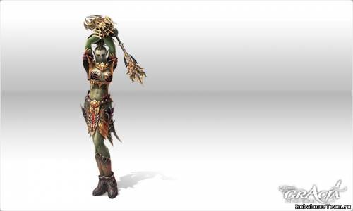 Lineage 2 Модель: Female Orc Mystic